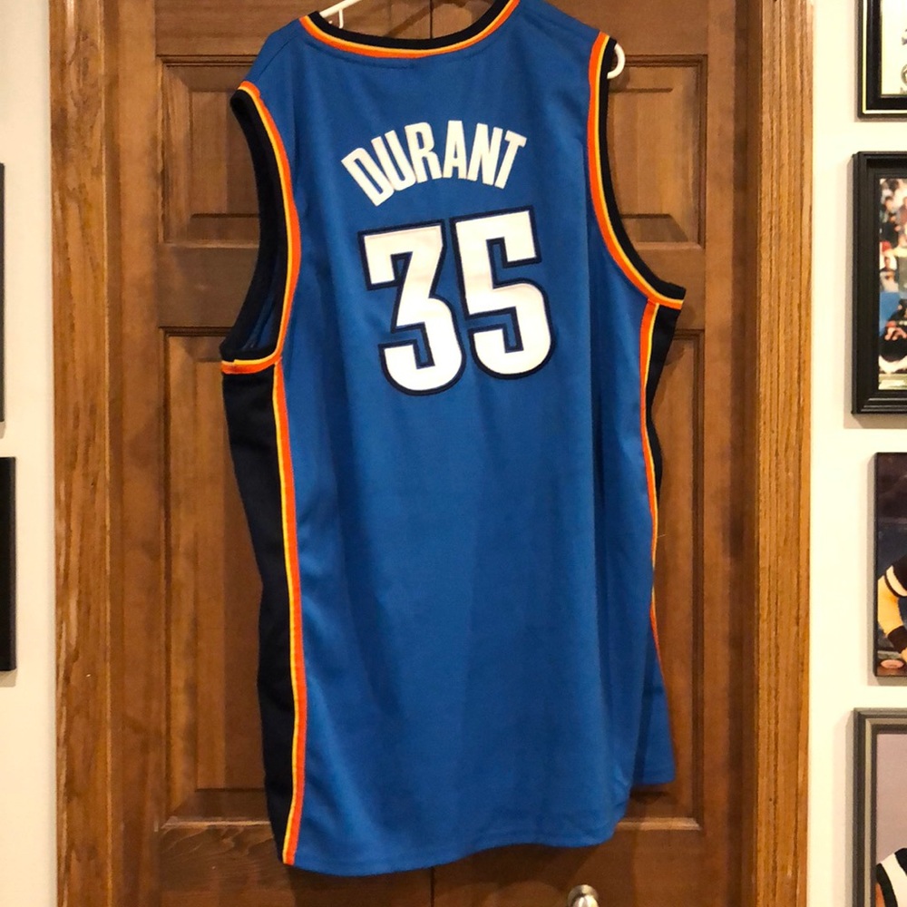 Kevin Durant OKC Adidas Basketball Jersey